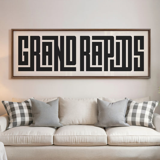 Grand Rapids - Typography Print