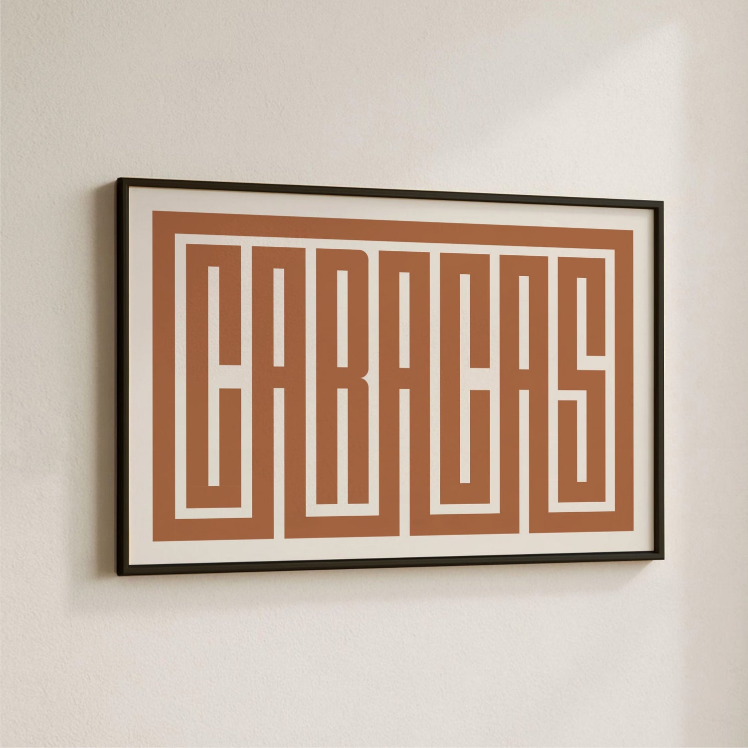 Caracas Typography Design - Collection Thumbnail for International Art Prints