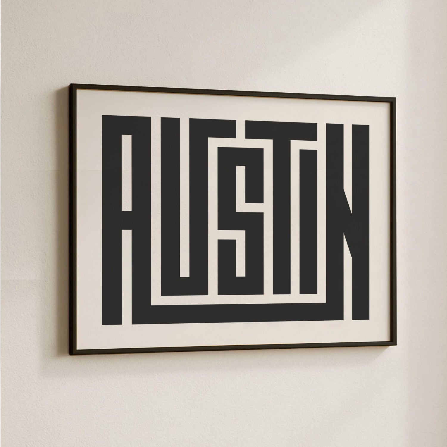 Austin Typography Design - Collection Thumbnail for US City Art Prints