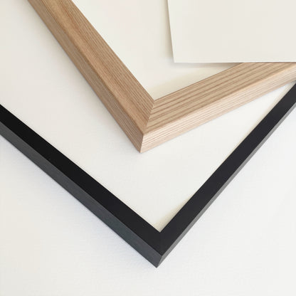 Print Style Options for Fine Art Print - Unframed, Framed Metal, Framed Wood