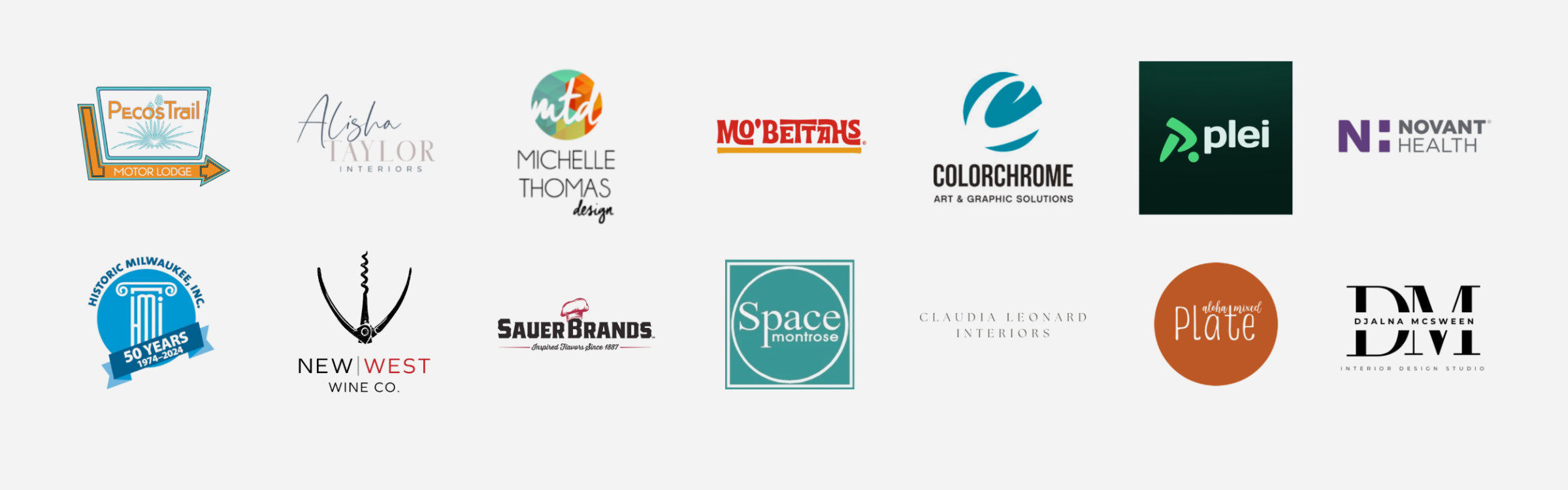 Logos of Clients Companies and Brands We Have worked With