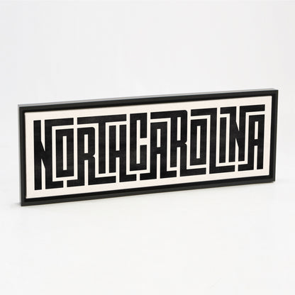 North Carolina - Typography Print