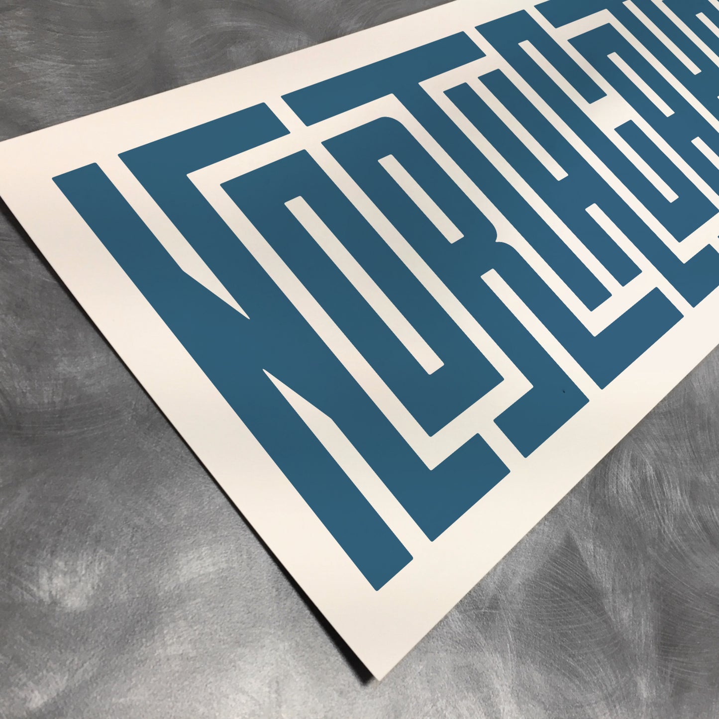 North Carolina - Typography Print