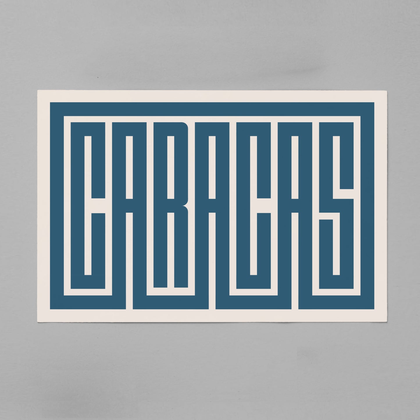 Caracas - Typography Print