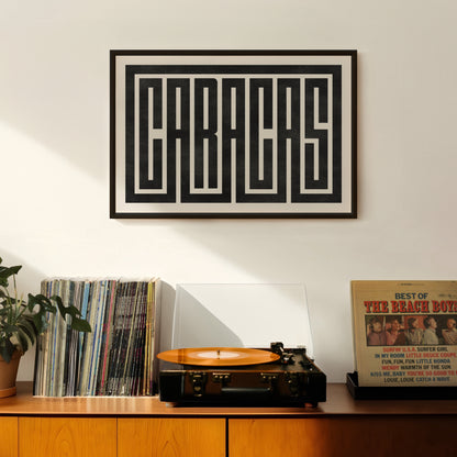 Caracas - Typography Print