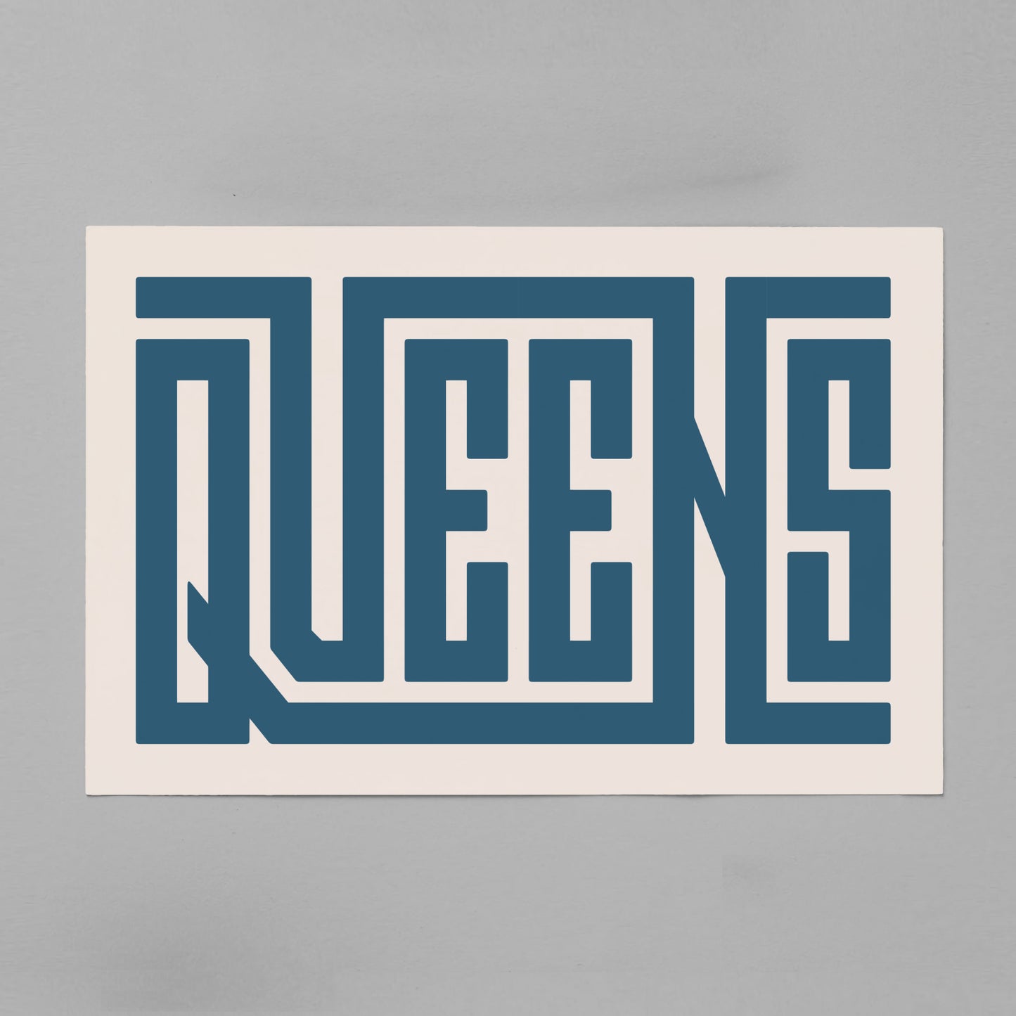 Queens - Typography Print