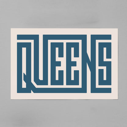 Queens - Typography Print