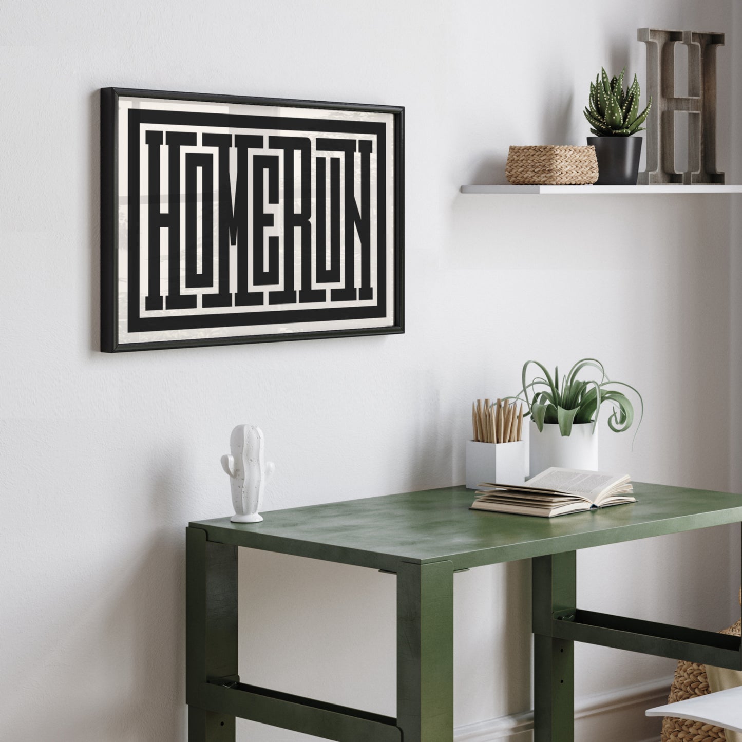 Home Run - Typography Print