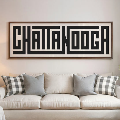 Chattanooga - Typography Print