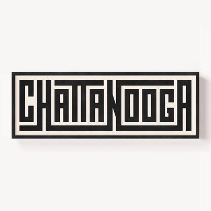 Chattanooga - Typography Print