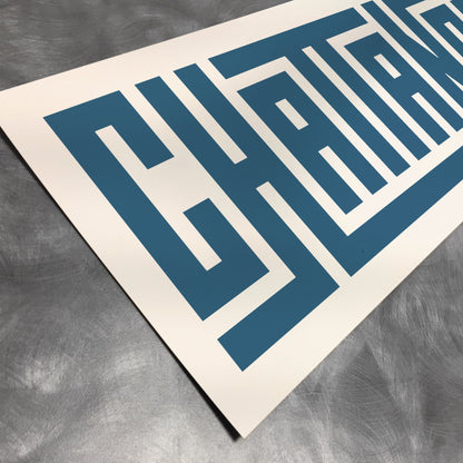 Chattanooga - Typography Print