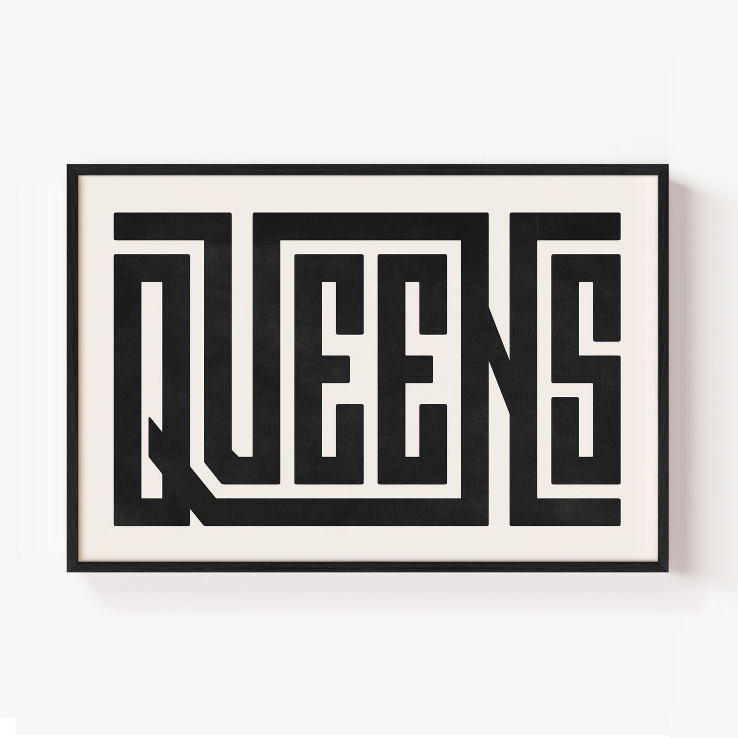 Queens - Typography Print