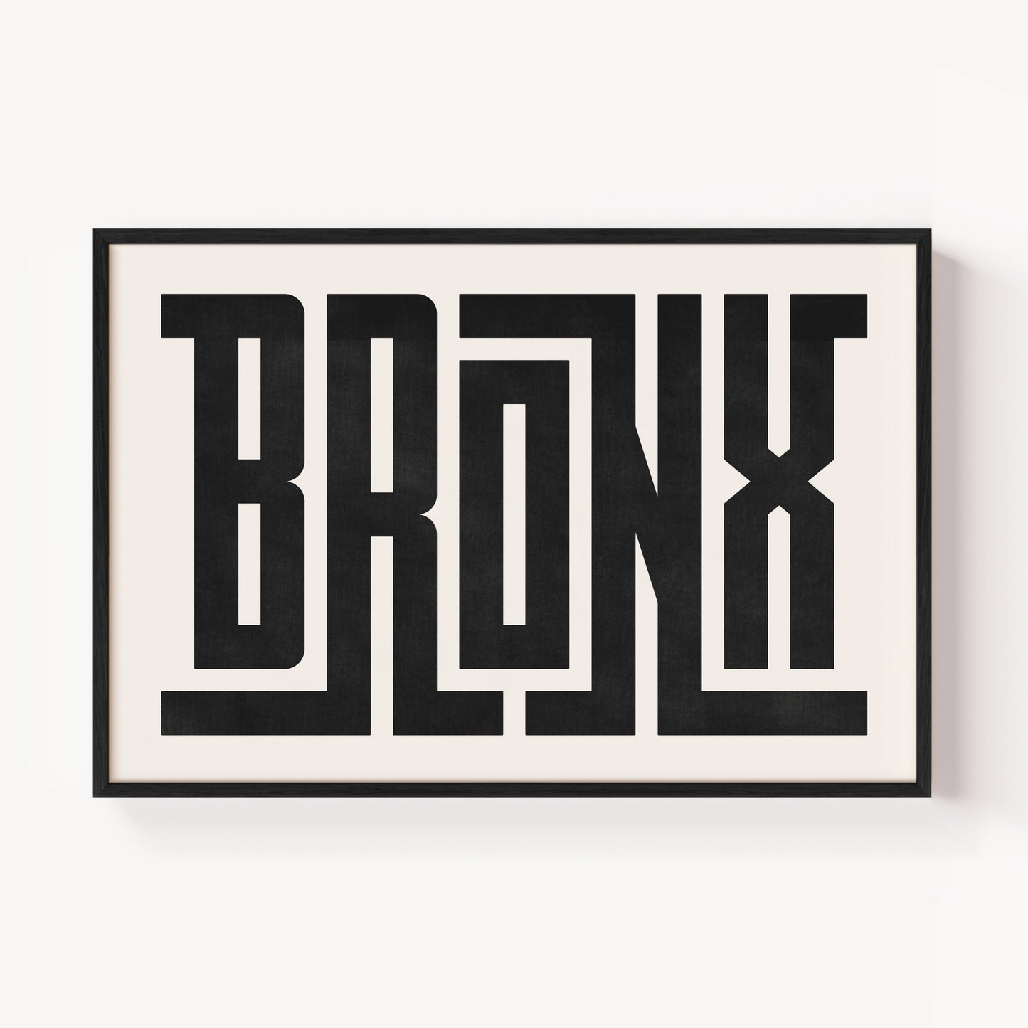 Bronx - Typography Print