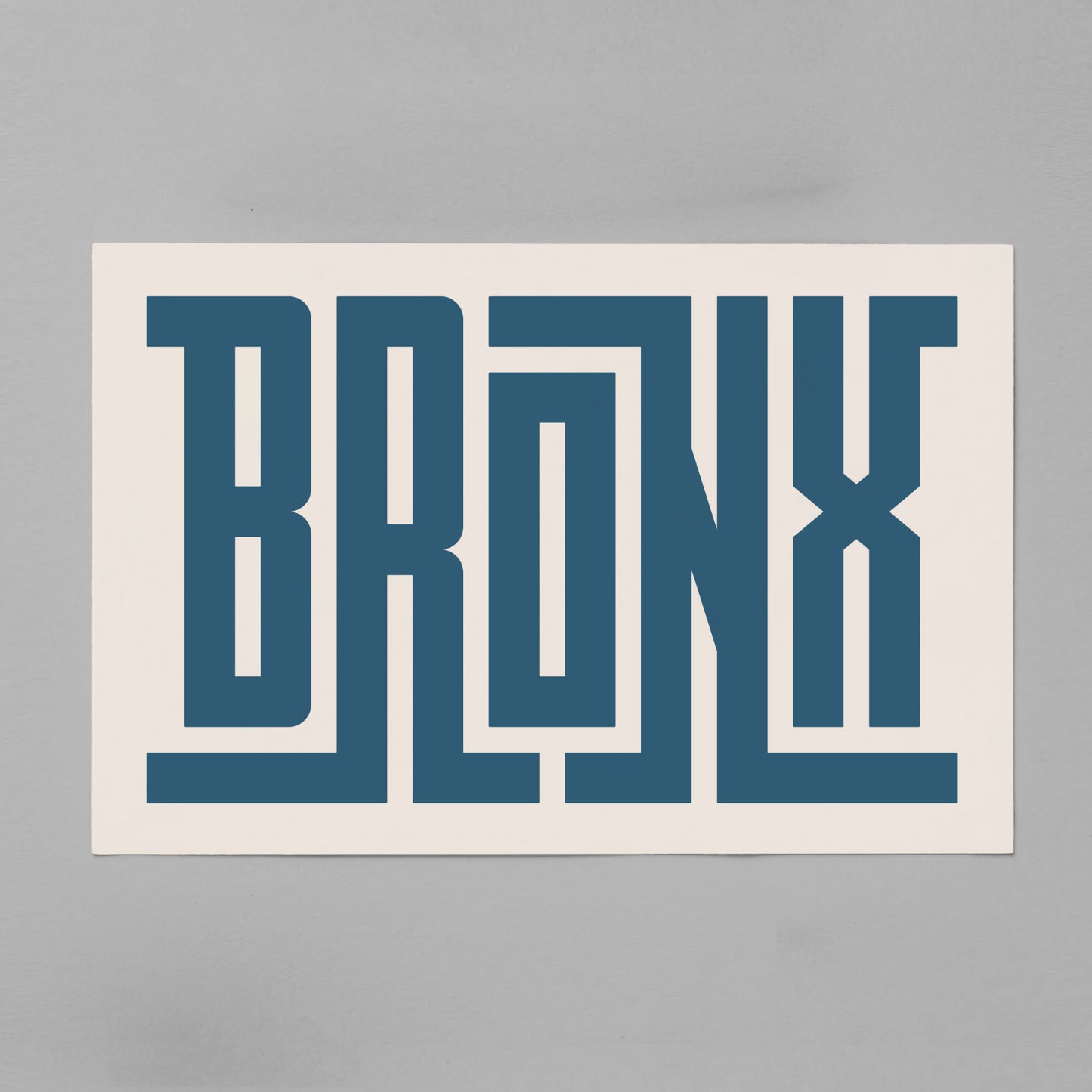 Bronx - Typography Print