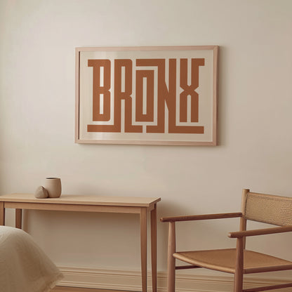 Bronx - Typography Print