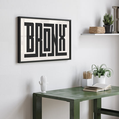 Bronx - Typography Print