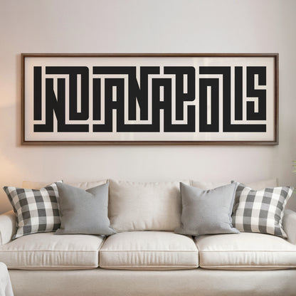 Indianapolis - Typography Print