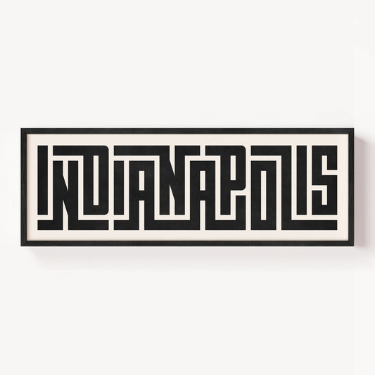 Indianapolis - Typography Print