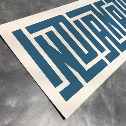 Indianapolis - Typography Print