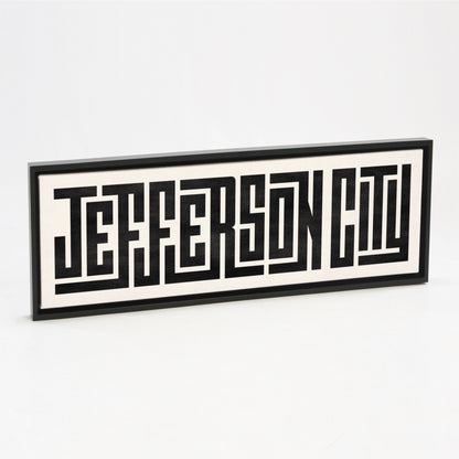 Jefferson City - Typography Print