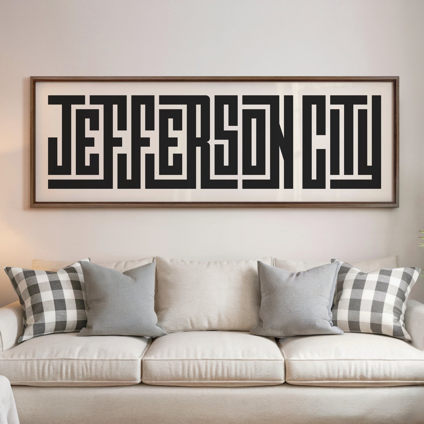 Jefferson City - Typography Print