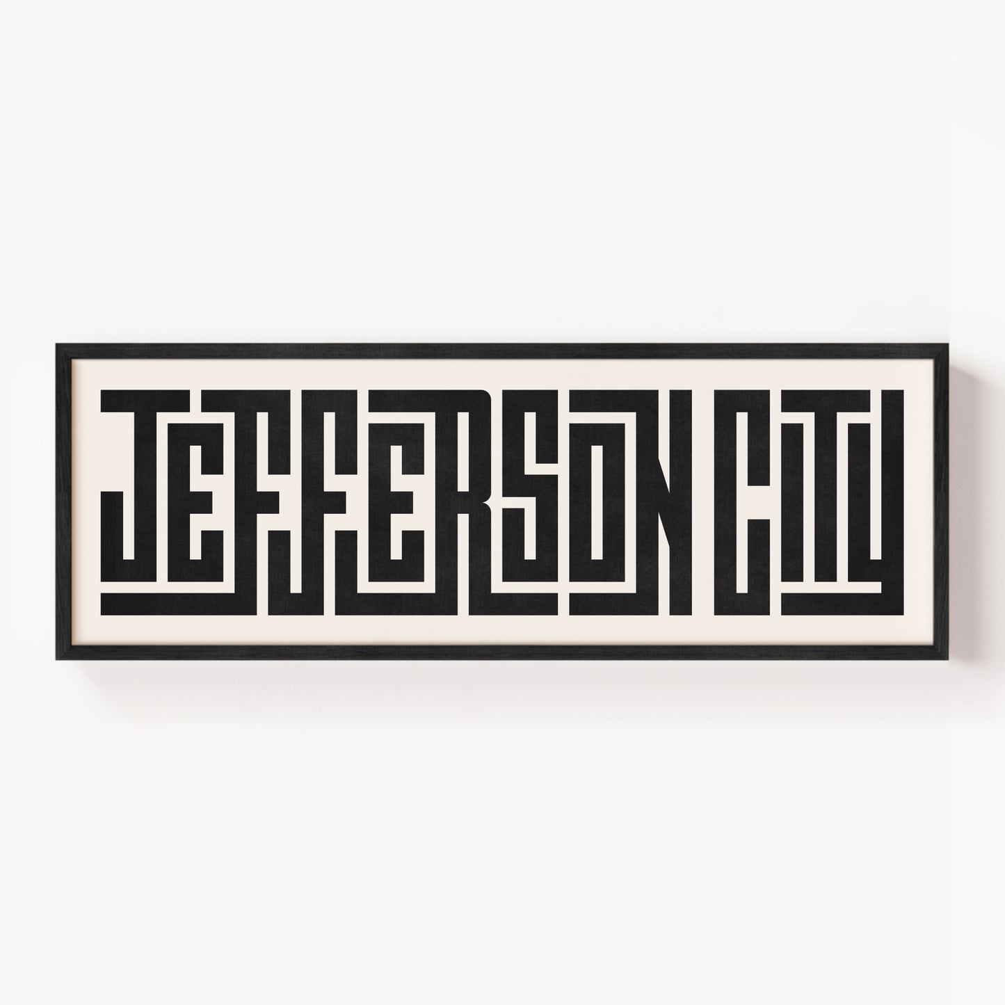 Jefferson City - Typography Print