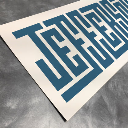 Jefferson City - Typography Print