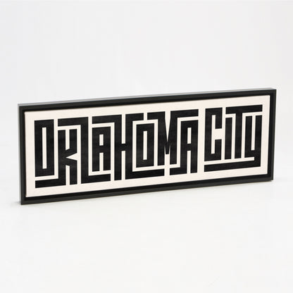 Oklahoma City - Typography Print
