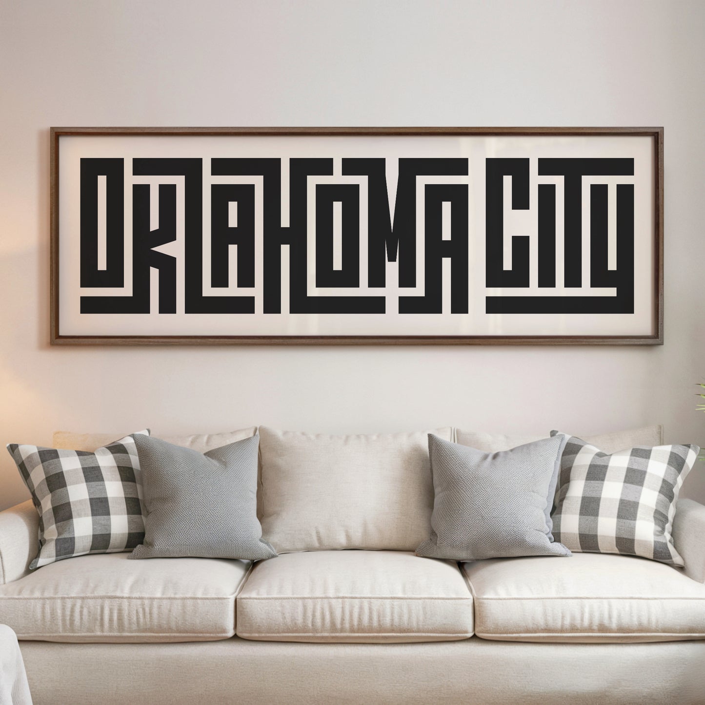 Oklahoma City - Typography Print