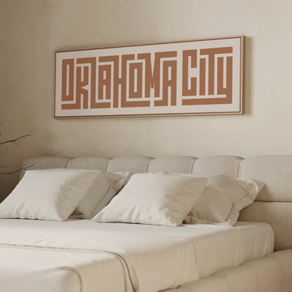 Oklahoma City - Typography Print