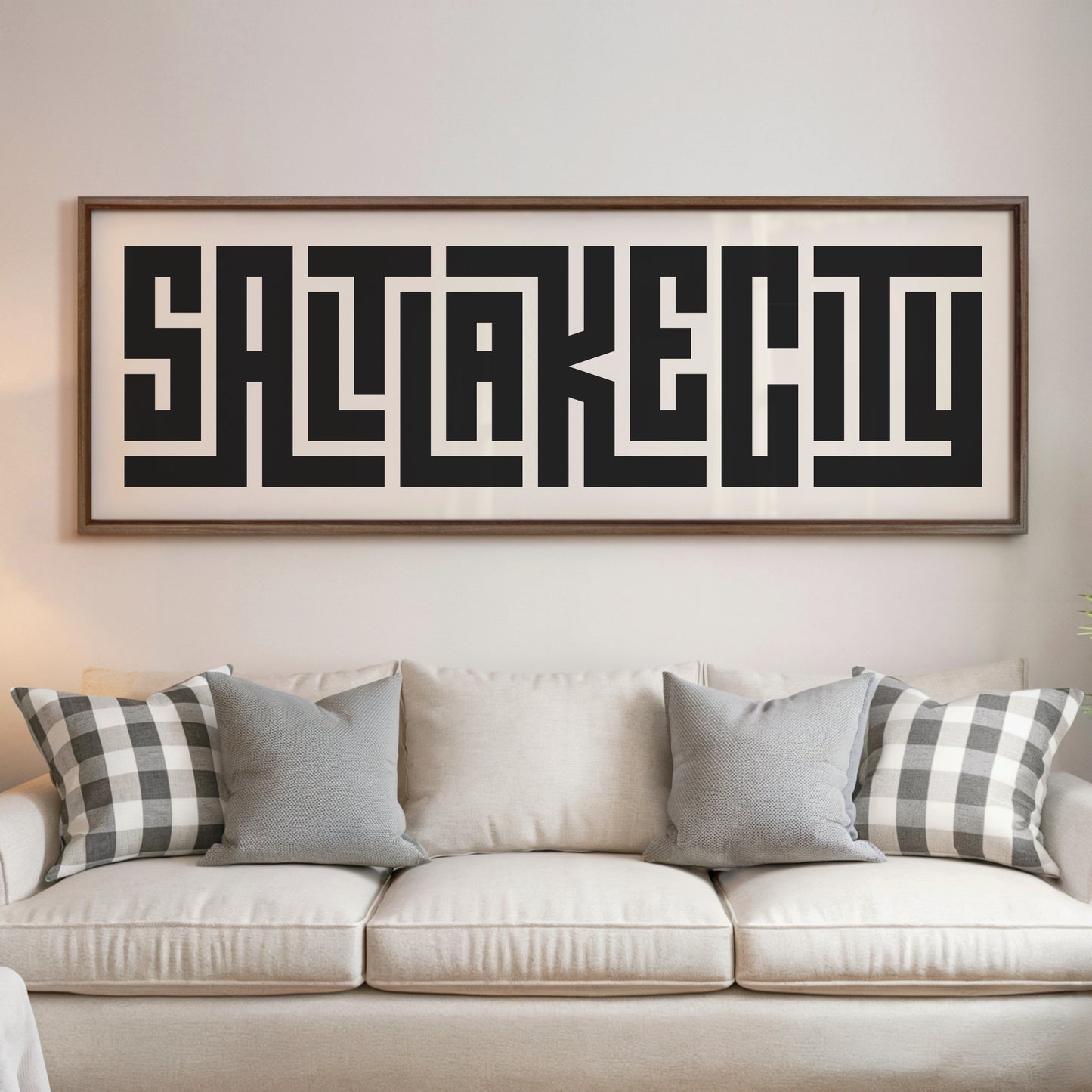 Salt Lake City - Typography Print