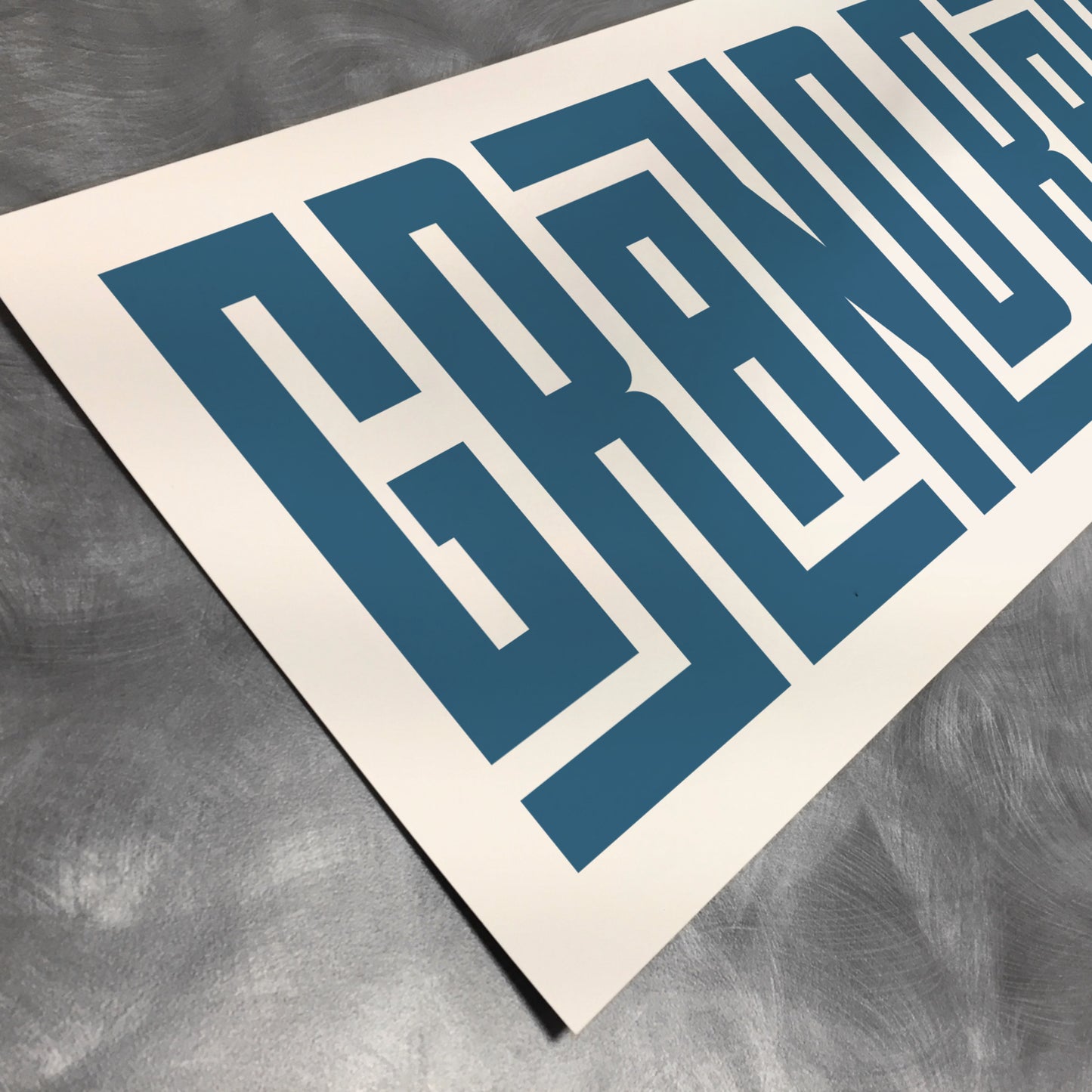 Grand Rapids - Typography Print