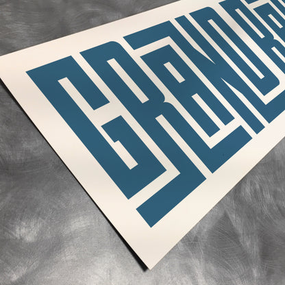 Grand Rapids - Typography Print