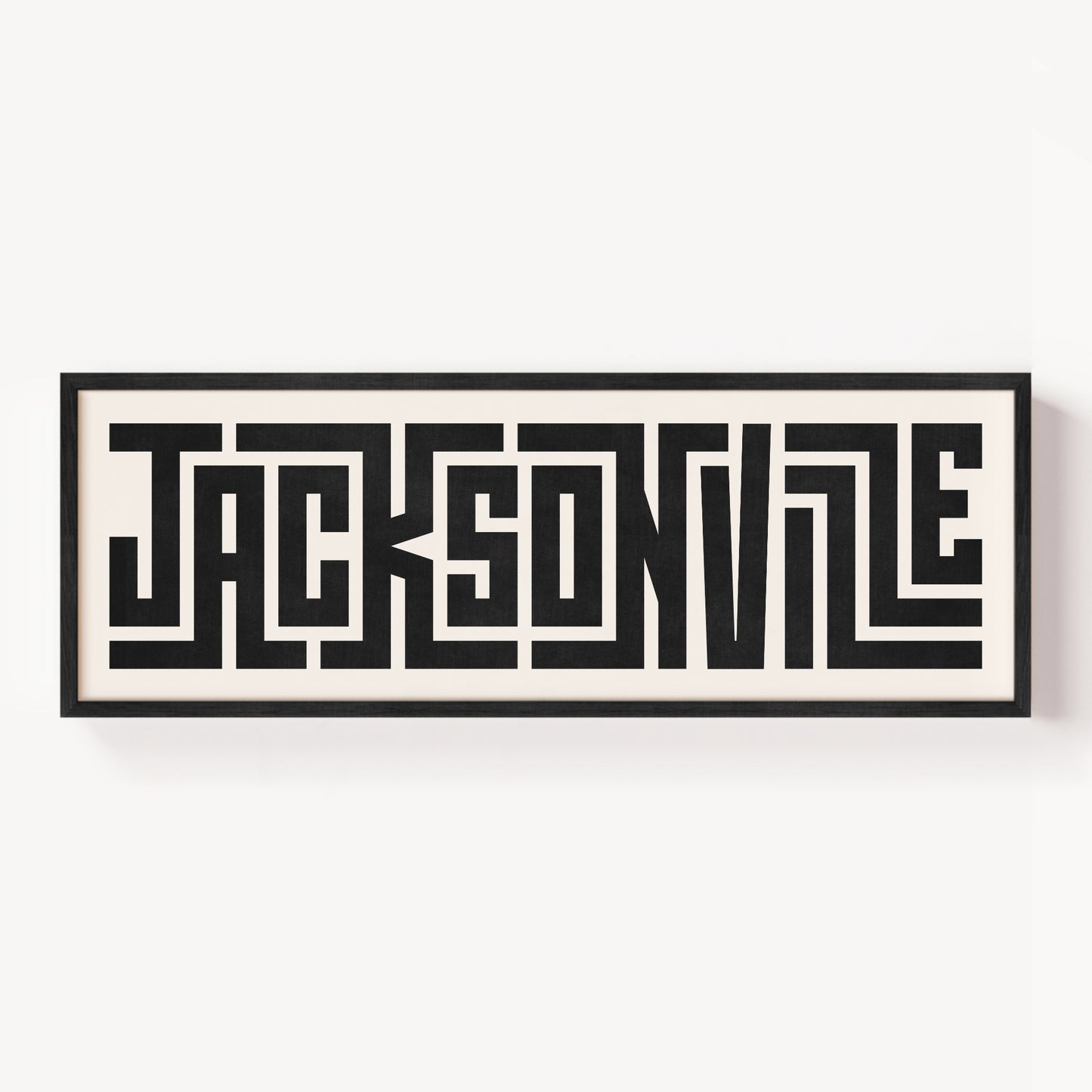 Jacksonville - Typography Print