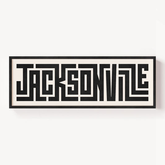 Jacksonville - Typography Print