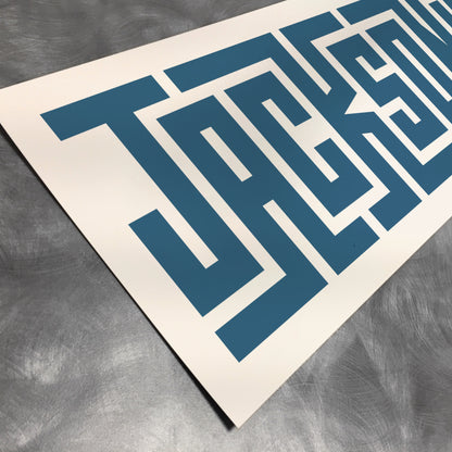 Jacksonville - Typography Print