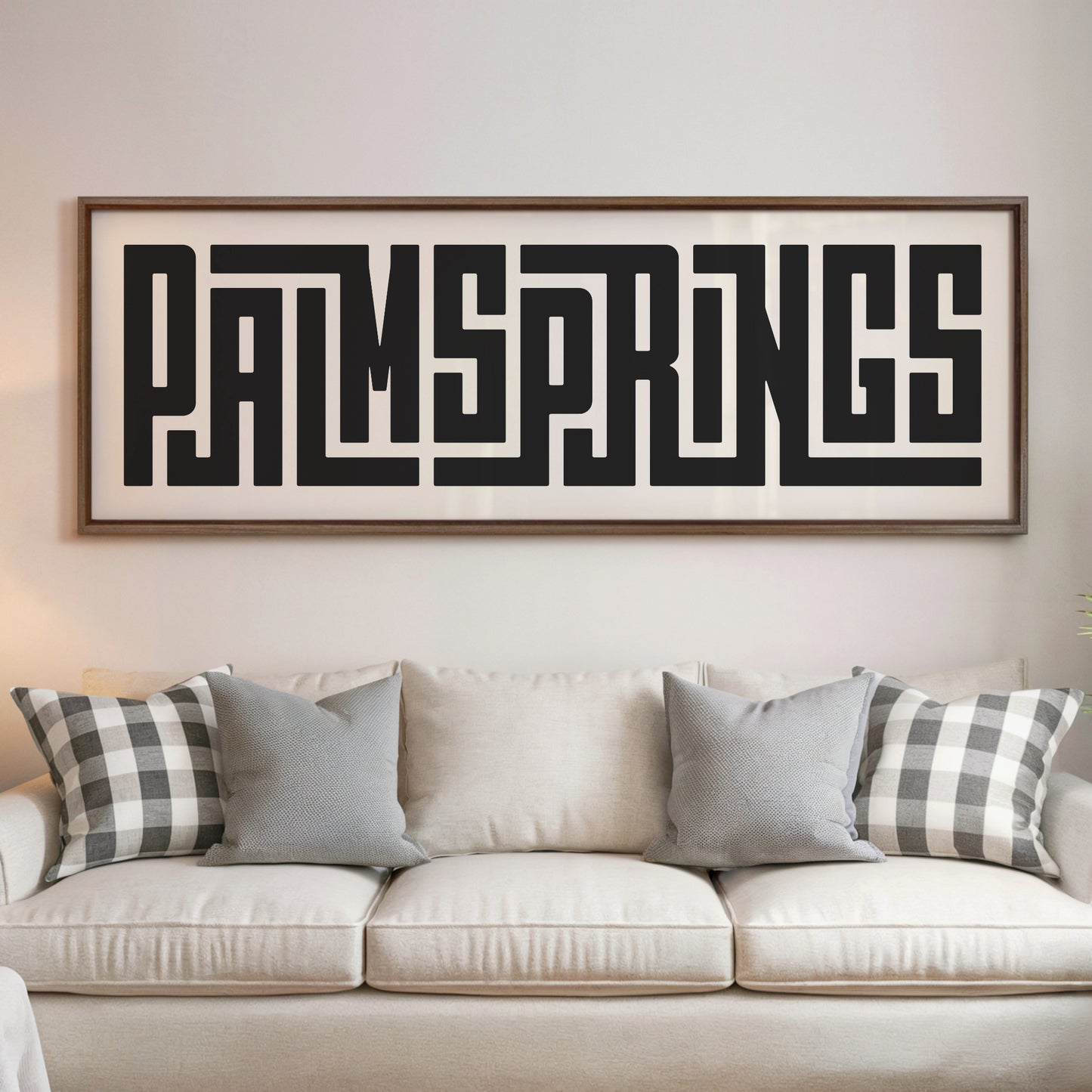 Palm Springs - Typography Print