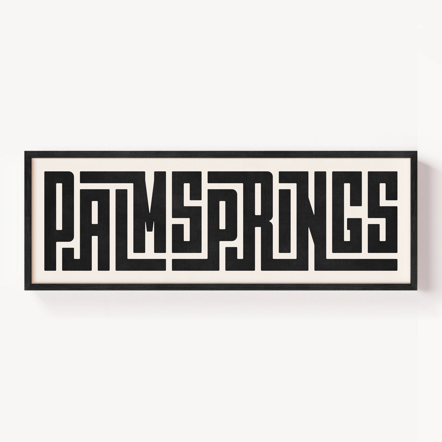 Palm Springs - Typography Print