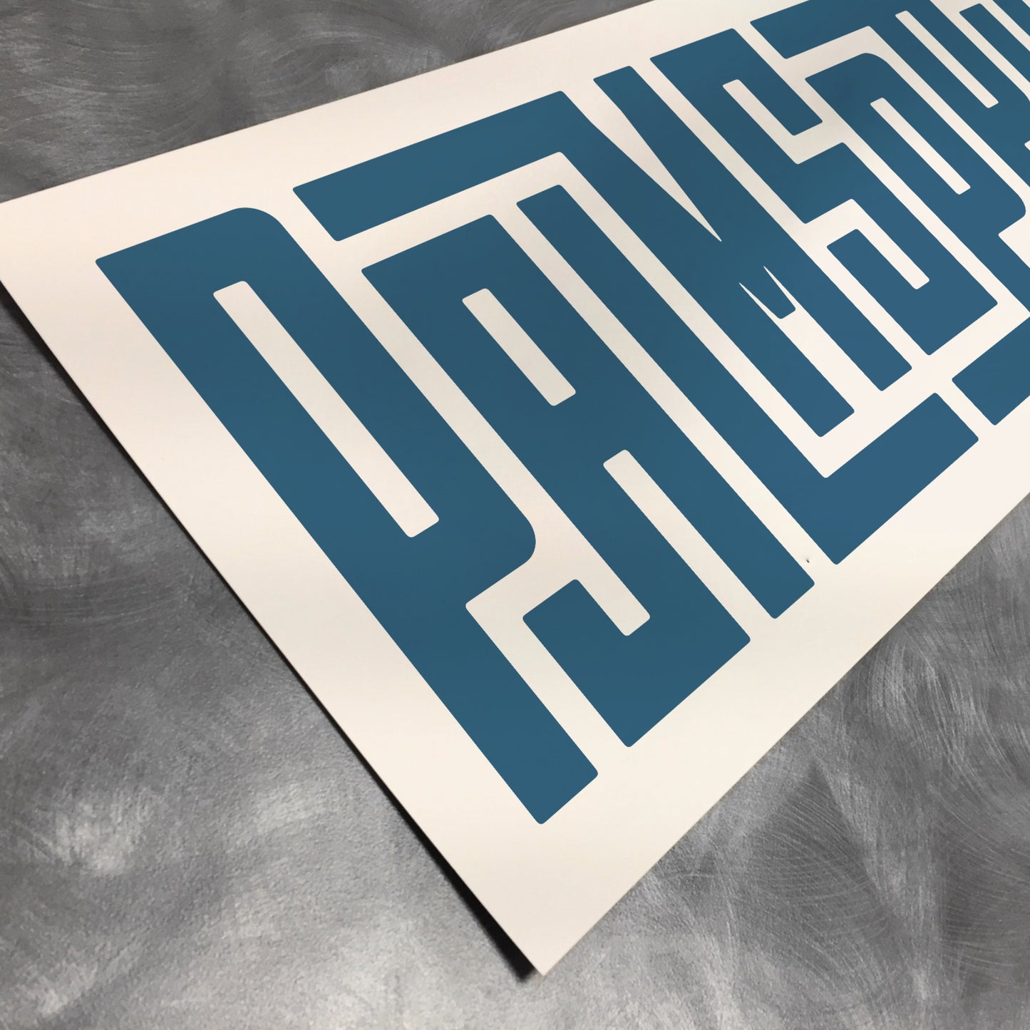 Palm Springs - Typography Print