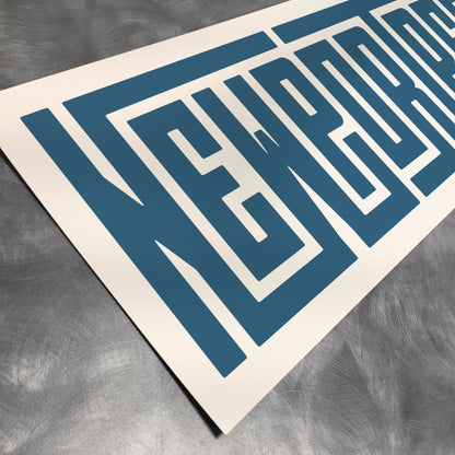 Newport Beach - Typography Print