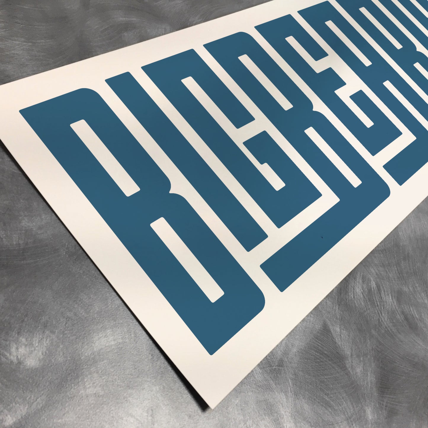 Big Bear Lake - Typography Print