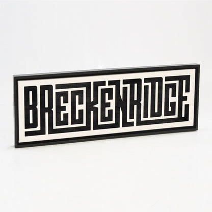 Breckenridge - Typography Print