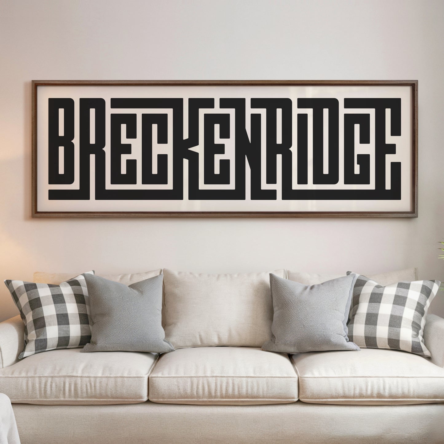 Breckenridge - Typography Print