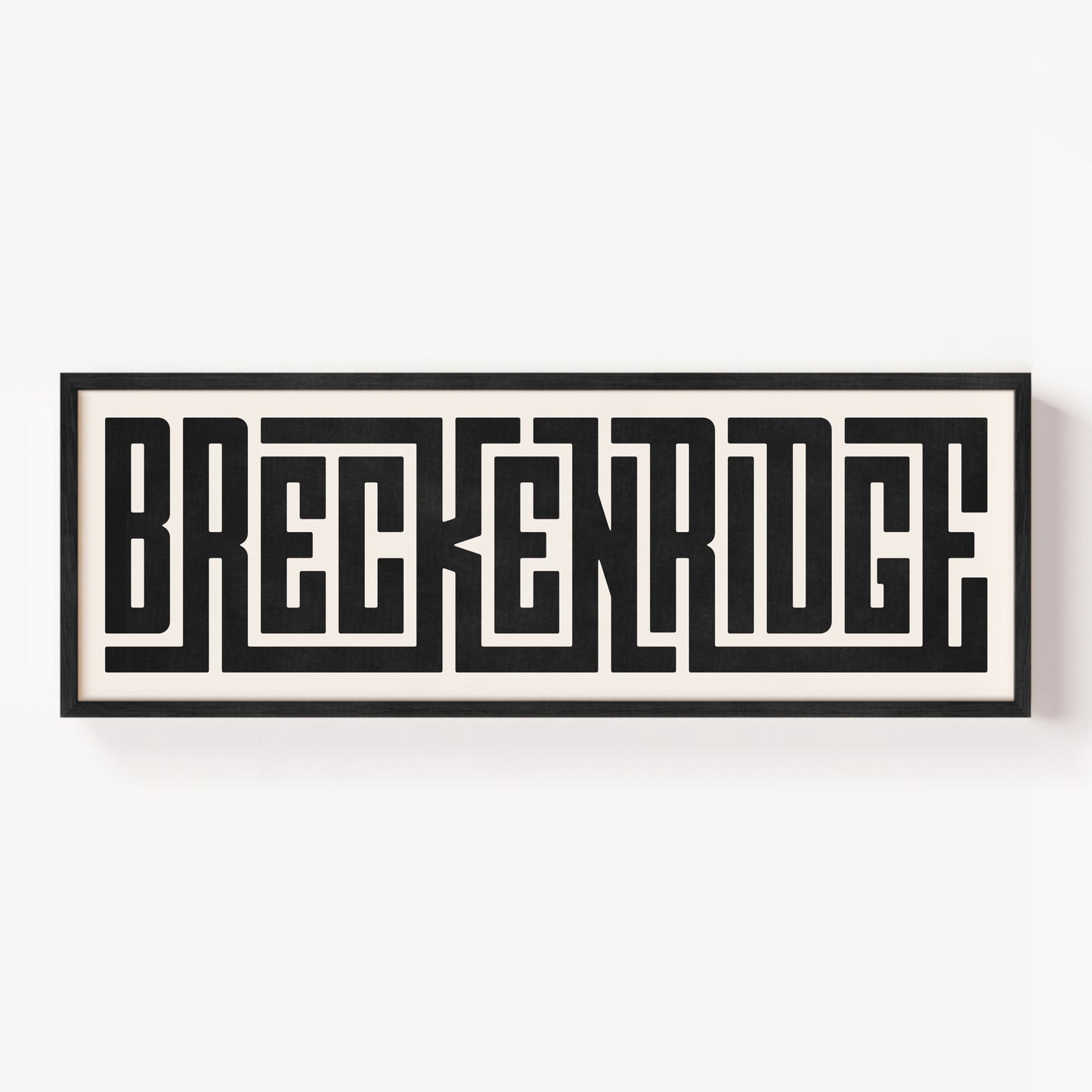 Breckenridge - Typography Print