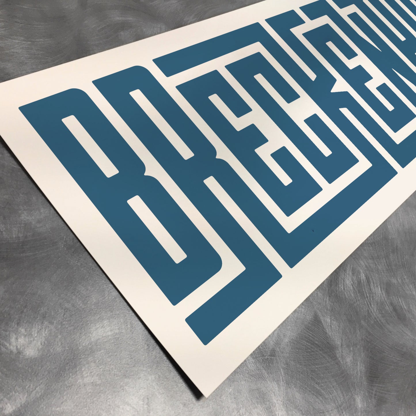 Breckenridge - Typography Print