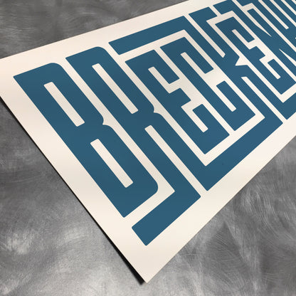 Breckenridge - Typography Print
