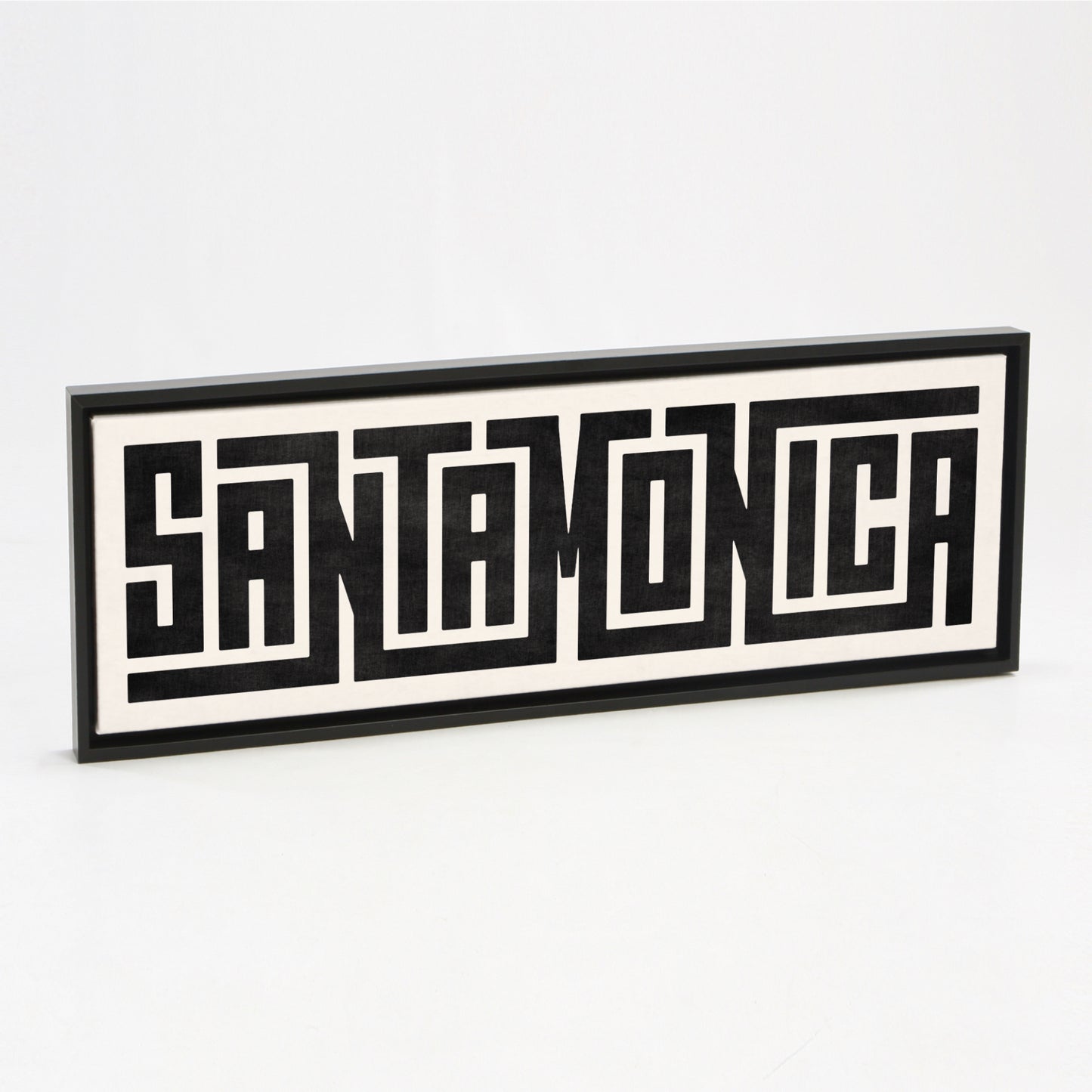 Santa Monica - Typography Print
