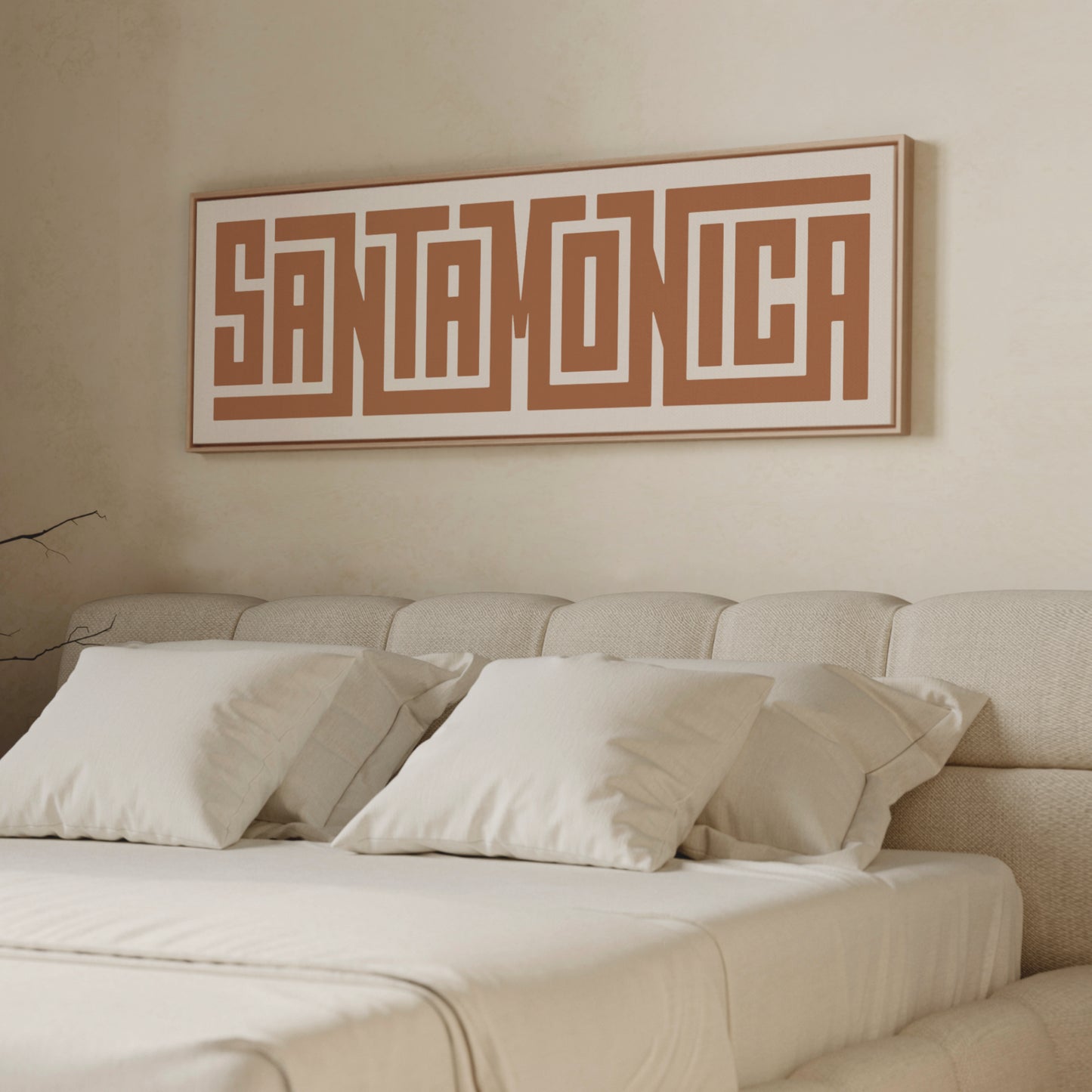Santa Monica - Typography Print