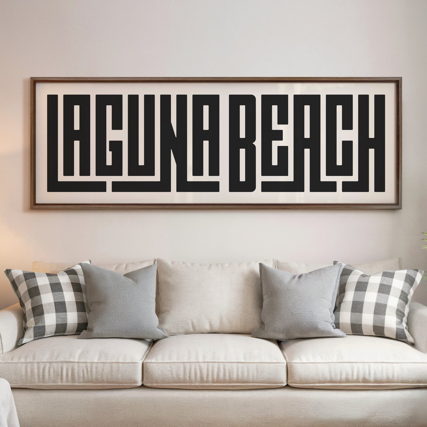 Laguna Beach - Typography Print