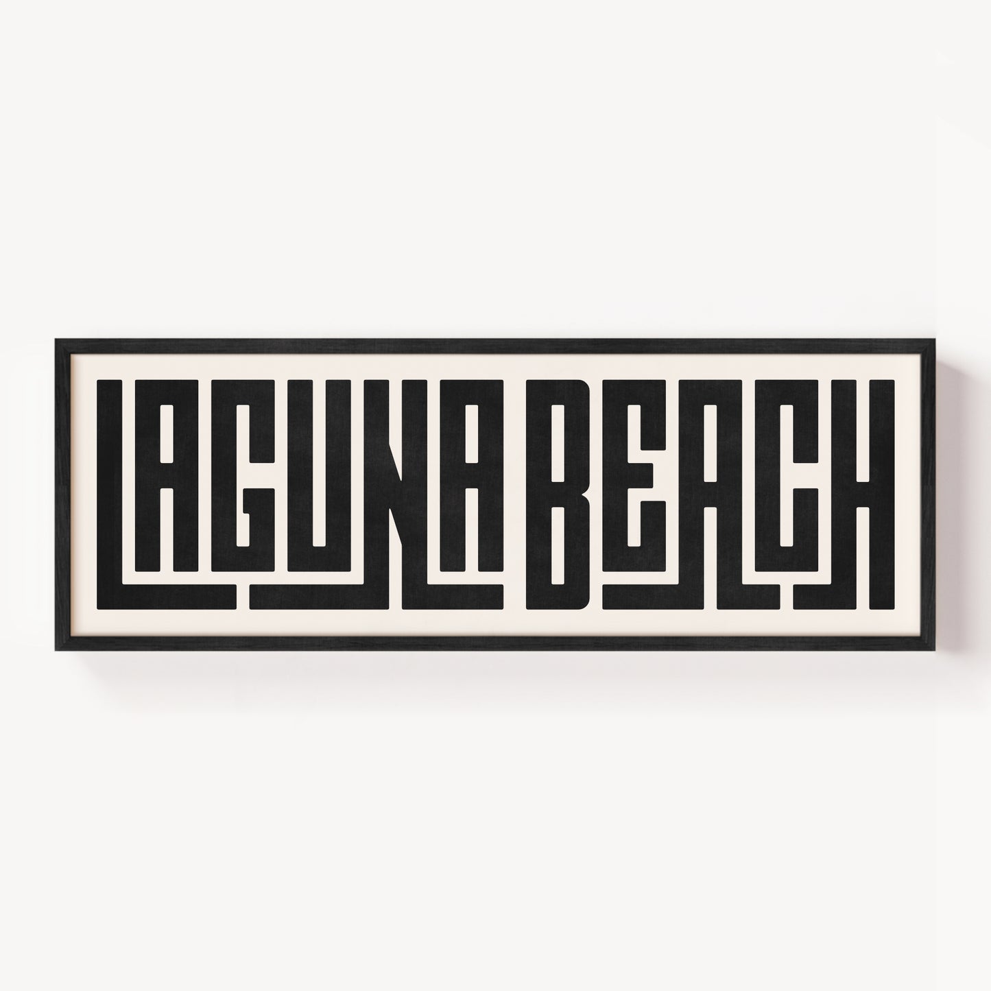 Laguna Beach - Typography Print